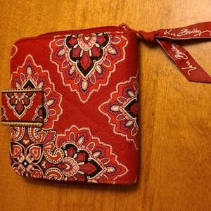 Vera Bradley Red Floral Wallet